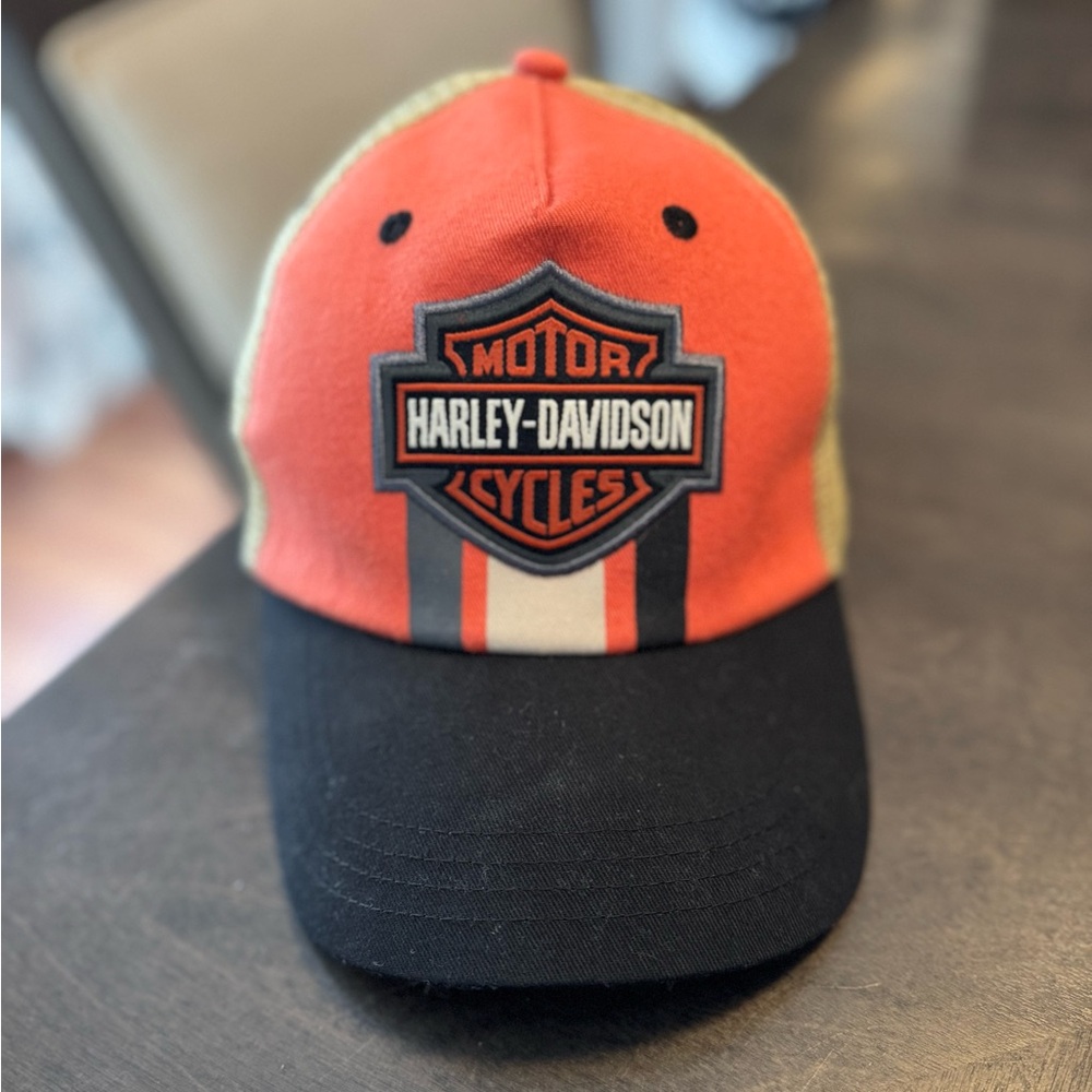 Kid’s Harley Davidson Hat Size 4-14 Baseball Cap